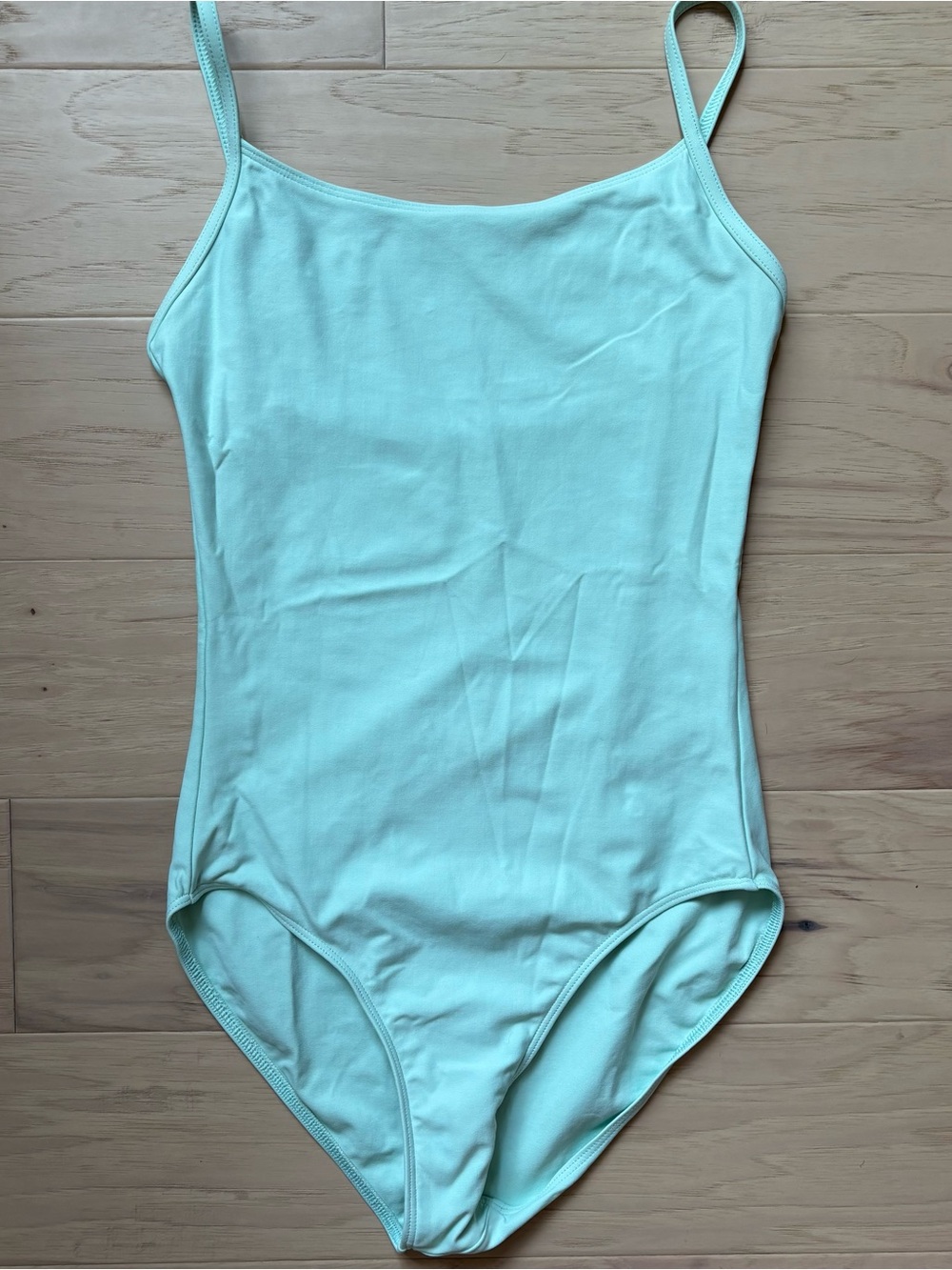 Wear Moi mint green camisole leotard